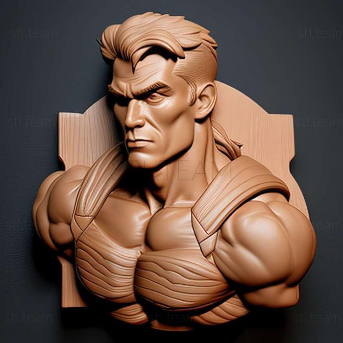 3D модель Чун Лі з Street Fighter (STL)
